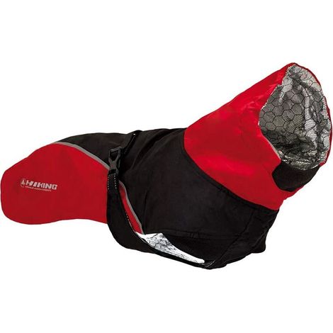 40 cm: Giacca impermeabile Hiking Nanga Rosso con dettagli riflettenti protegge fino a -10C° (1/5)