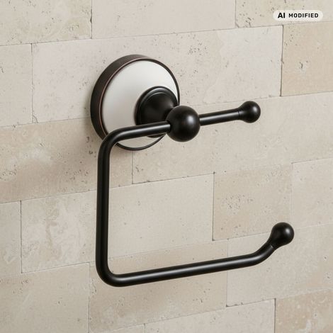 PaulGurkes Porte-papier toilette rétro noir (1/5)
