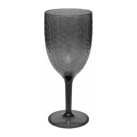 Verre à vin Estiva 350 ml, plastique gris foncé