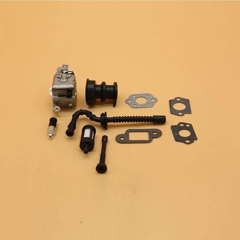 Tuyau d'arrivée d'essence, filtre et huile pour carburateur, compatible avec les outils de jardin STIHL MS210, MS230, MS250 et Walbro WT286. Pièces de rechange pour carburateur.-AquaForge