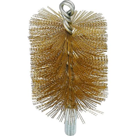 Brosse nettoyeur de tuyaux en acier 75 mm M12 (1/5)