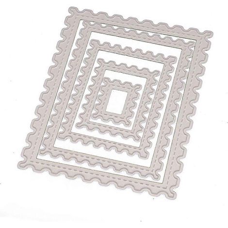 Stempelrahmen-Stanzformen, Schablonen, DIY-Scrapbooking, Prägealbum, Papierbasteln