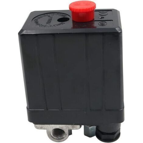 Air Compressor Pressure Switch Four Way Pressure Control Adjustable Pressure Valve Switch Heavy Duty Mechanical Pressure Regulator Air Pump Accessory (1/5)