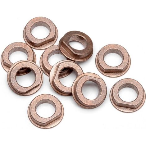 FLANGED METAL BUSHING 6X10X3MM (10 PCS)