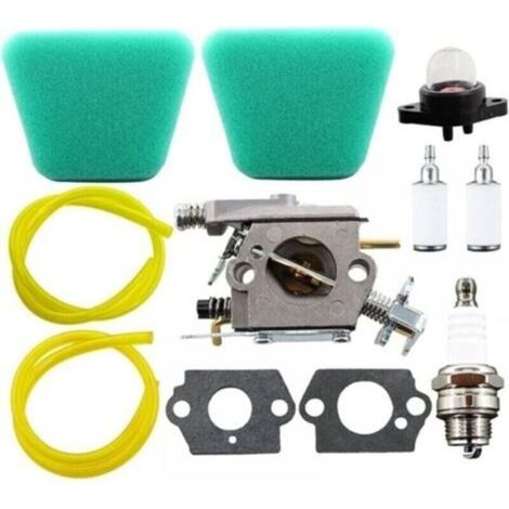 Kit de Carburateur pour 350 351 McCulloch Mac 333 335 338 435 436 438 440 441 442 444 Walbro WT-622 Accessoires de rparation Kits Trimmer et Tuyau Bougie d\\'allumage (1/5)