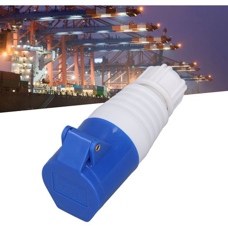 Packung mit 4 industriellen 3-poligen 16A IP44 220-250V wasserdichten Steckverbindern (1/5)