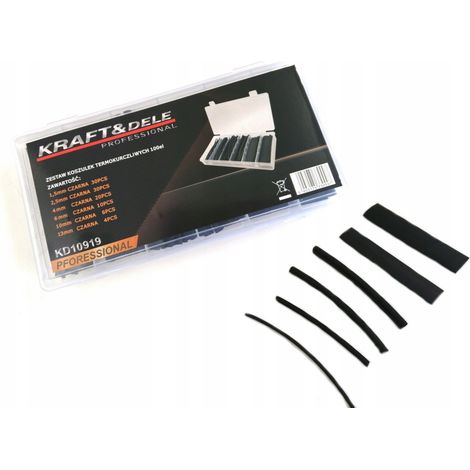 Guaina/tubo termorestringente nero KD10919 (1/5)