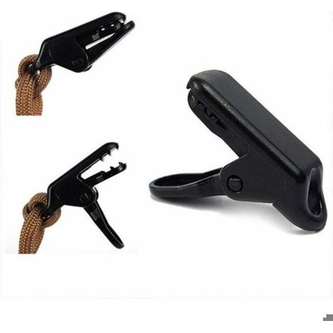 Tente Snaps Auvent Vent Pince À Corde Super Grip Bâches Clips Clip Instantané Auvents Tente Serrez Clip pour Activités en Plein Air (1/5)