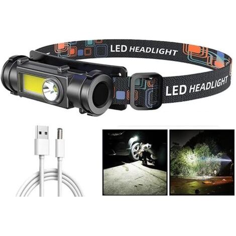 Lampe torche magnétique multifonctionnelle à LED COB rechargeable puissante et longue portée pour la maison et l'extérieur (1/5)