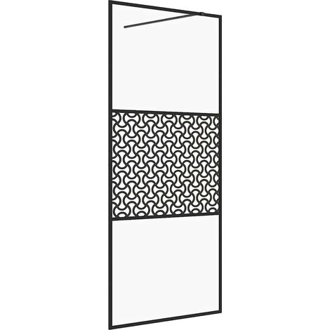 Duschwand für Begehbare Dusche mit Klarem ESG Glas 115x195 cm vidaXL