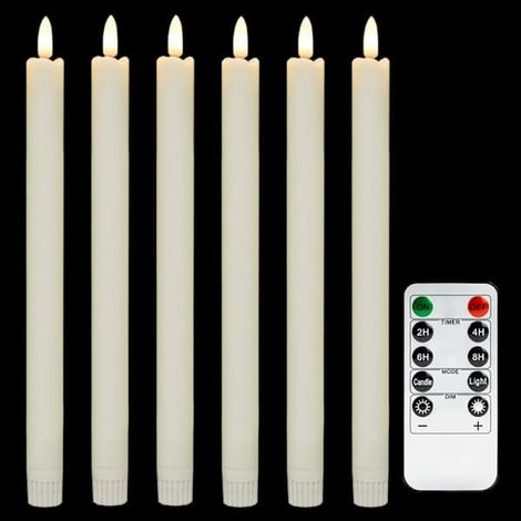 Lot de 6 guirlandes lumineuses LED à piles avec télécommande et minuterie A (1/4)