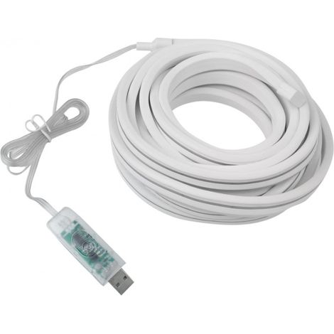 Ruban LED Néon RGB flexible 5 m USB 5V, appli Ecolight (1/5)