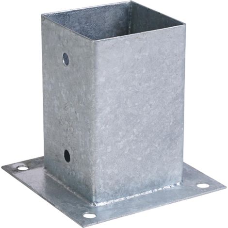 Pfostenfuß, verschraubt mit Beton, 91 x 150 x 2 mm, verzinkt