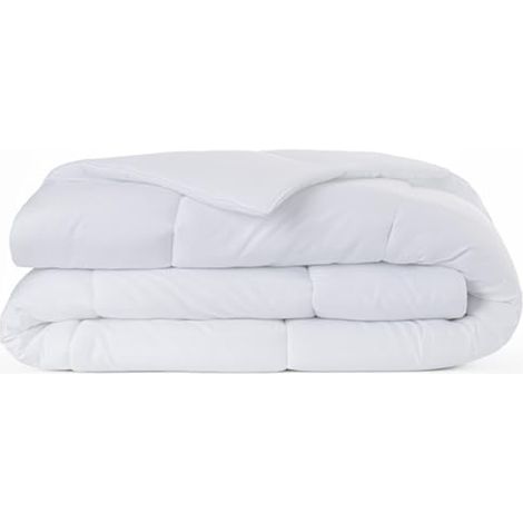 Todocama - Piumone, imbottitura in fibra, 3003, antiacaro, autunno-inverno, 300 g/m², colore bianco (tutte le misure disponibili). Culla 60/70-80x160 cm) (1/5)