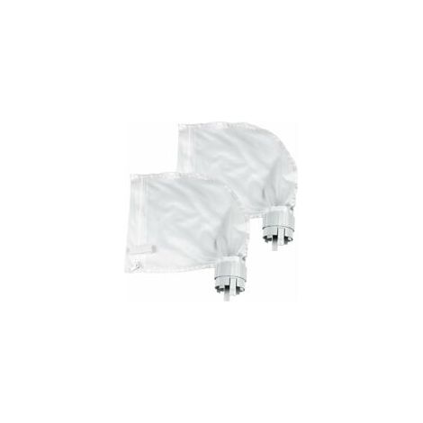 Confezione da 2 sacchetti filtro per pulitore per piscine ZVD, adatti ai pulitori per piscine Polaris 360 e 380, con cerniera e design regolabile, colore bianco - Crezuo (1/4)