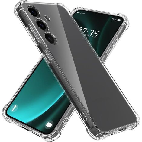Funda para Samsung Galaxy S24+ Plus, resistente a caídas, transparente. (1/5)