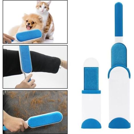 Brosses de nettoyage pour animal domestique- Magique réutilisable pour enlever les poils d’animaux de compagnie (1/4)