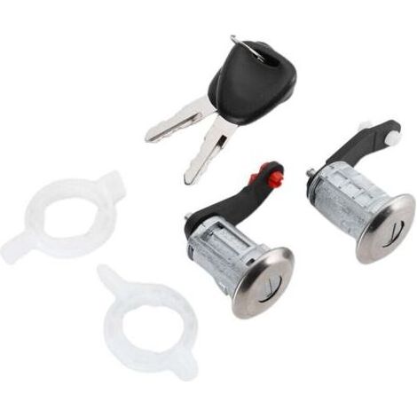 Cylindre de Serrure de Porte Gauche Droite avec 2 Clés pour Renault Master 1998-2016 (1/4)