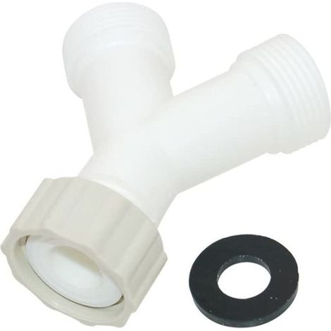 Raccord Y Extérieur – Pour Robinet, Lave-Linge, Tuyau Arrosage, Jardin (1/5)