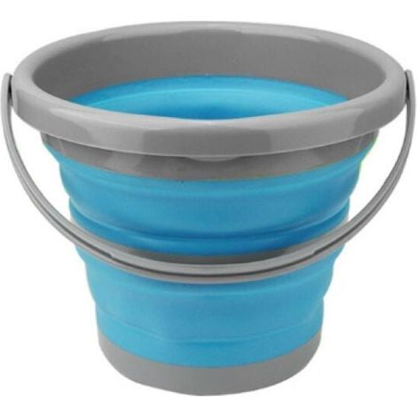 Secchio pieghevole - Secchio portatile per uso interno ed esterno - Contenitore retrattile ideale per campeggio, pesca, uso domestico, lavanderia, giardinaggio (1/4)
