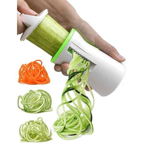 Spiraalsnijder - Groentesnijder - Juliennesnijderr - Groentesnijder - 2-in-1 Wortel- en Courgettesnijder - Groentesnijder, Courgette- en Pastasnijder - Voor Wortel Komkommer Courgette (1/5)