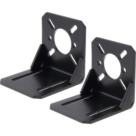 JSSEVN - Set of 2 motor mounting brackets, universal multi-function mounting base for 750/755/775/795/850/895 CC 28/35/42 Nema 17 stepper motors (1/5)