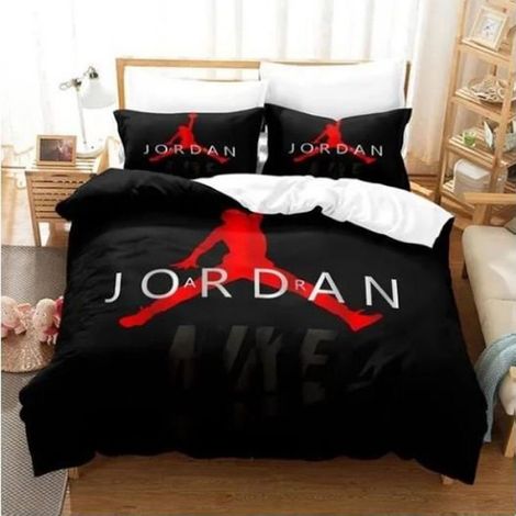 Housse de Couette - Basket - 3D - 140x200cm - Super Microfibre - 2 Taies d'Oreiller (1/4)