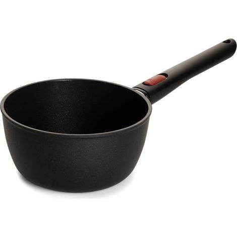 Casserole Ø 18 cm, 1,6 l avec manche amovible, casserole antiadhésive sans PFAS, compatible four, lave-vaisselle, induction, faitout (1/5)