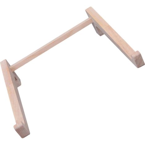 Support pour Ordinateur Portable en Bois Massif Ventilé, Rehausseur Ergonomique Protégeant la Colonne Cervicale, pour Bureau et Voyage (1/5)