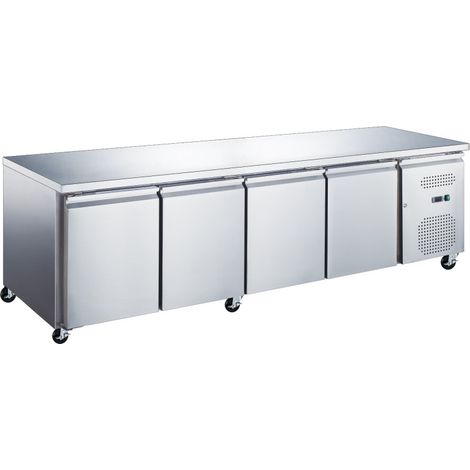 Table réfrigérée - 553L - 223cm - 4 portes - Maxima
