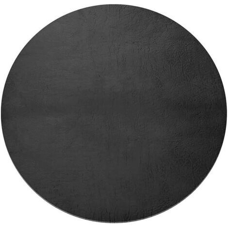 Bâche Solaire Piscine Ronde, 245cm Film pour Ronde Protection UV Chauffage Réduit lévaporation de leau Chaleur Noir 2.45mx2.45m