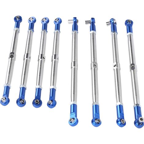 Satz mit 8 verstellbaren Spurstangen aus Metall für Traxxas 1/10 RC-Cars EREVO2.0 5319X 5338R (1/5)