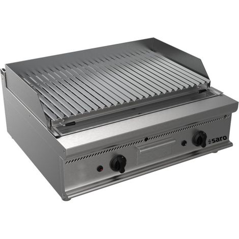 Grill pierre de lave - Gaz - 16 kW - 800mm - E7/BS2BB - Saro
