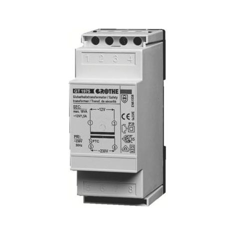 KLINGELTRAFO 8V AC 1A GT3148 GROTHE 14201