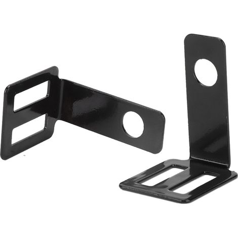 Support et douille universels en métal pour clignotant arrière de moto (noir) (1/5)