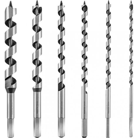 Brocas helicoidales para madera de 230 mm, juego de 6 (1/5)
