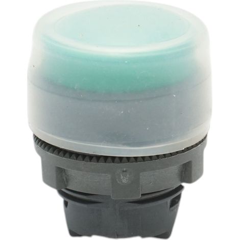 Testa del pulsante di controllo verde con cappuccio protettivo Ø 22mm ZBE Breckner Germany (1/5)