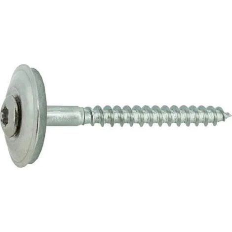 Vite di colmo 4,5x60/45 in acciaio inox A2, 40 pezzi.