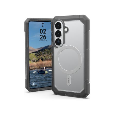 UAG Trooper Magnet - custodia con modulo magnetico integrato per Samsung Galaxy S26 (trasparente/cenere) (1/4)