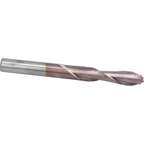Doppelschneidiger Fräser, robust, gerader Fräser für Holz, Acryl und PVC, 6 x 6 x 25 x 60 mm (1/5)