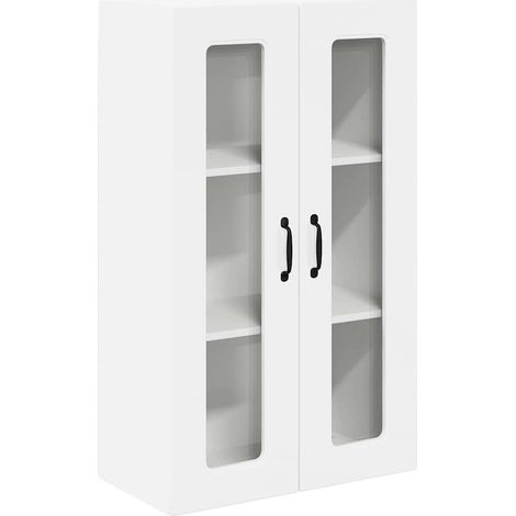 Meuble mural de cuisine,Armoire de cuisine Blanc brillant 60 x 31 x 100 cm CFW27314 (1/5)