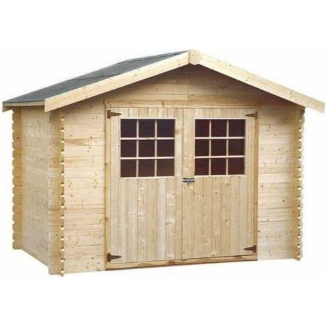 Caseta de madera - Flodova. 28 mm. 300x200 cm. 5,9 m² (1/5)