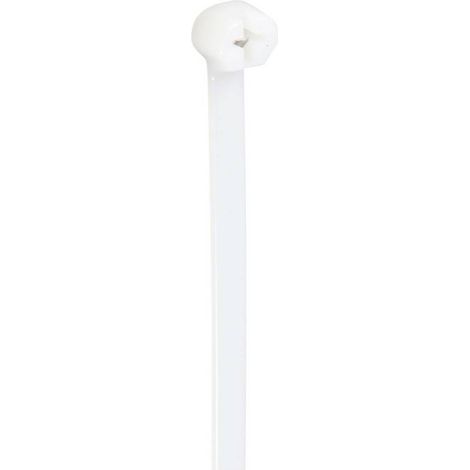 TRU COMPONENTS TC-12814180 Fascetta per cavi 370 mm 7 mm Naturale con linguetta metallica, stabilità chimica 100 pz.
