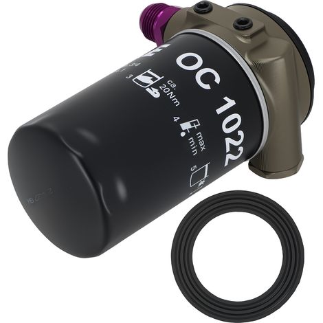 AN10 Oil Adapter Kit for VW Golf CC Audi A4L A6L Q3 Q5 1.8T 2.0T Engine (1/5)