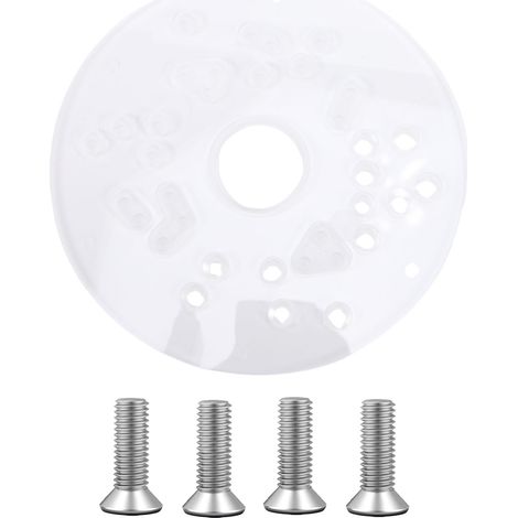 GARRYFIZH Plaque de Base de routeur adaptée au PR10E PR20EVS, panneau universel en acrylique de 5 3/4 pouces de diamètre et 1/4 pouces d'épaisseur