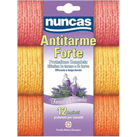 Antitarme Fragante Delicado Florido pz.12 Nuncas