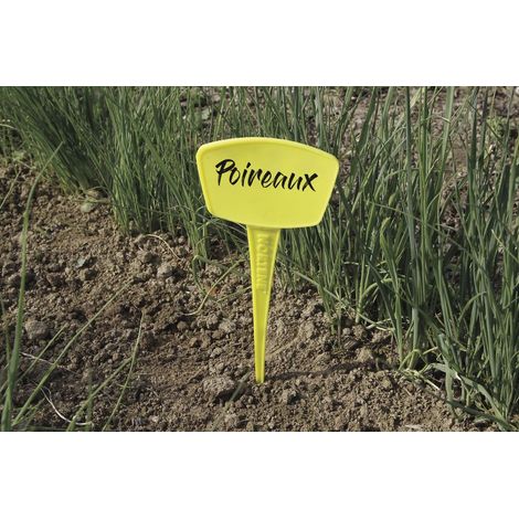 5 etichette da piantare Etichetta 25 - Giallo - 25cm NORTENE