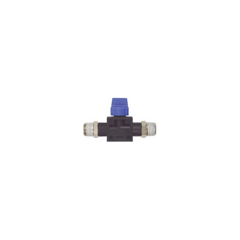 Riegler 3/2-Wegeventil »Blaue Serie«, AG/AG R 1/2x3/8 Gewindebeschichtung (1/3)