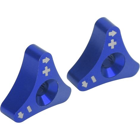 Bouton de fourche réglable (bleu) pour les boulons de l'amortisseur avant sur les modèles 250EXC, 250EXCF, 250SX, 250SXF et 250XC. (1/5)