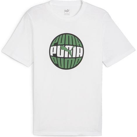 Puma GRAPHICS CIRCULAR Herren-T-Shirt weiß 68017402 r S